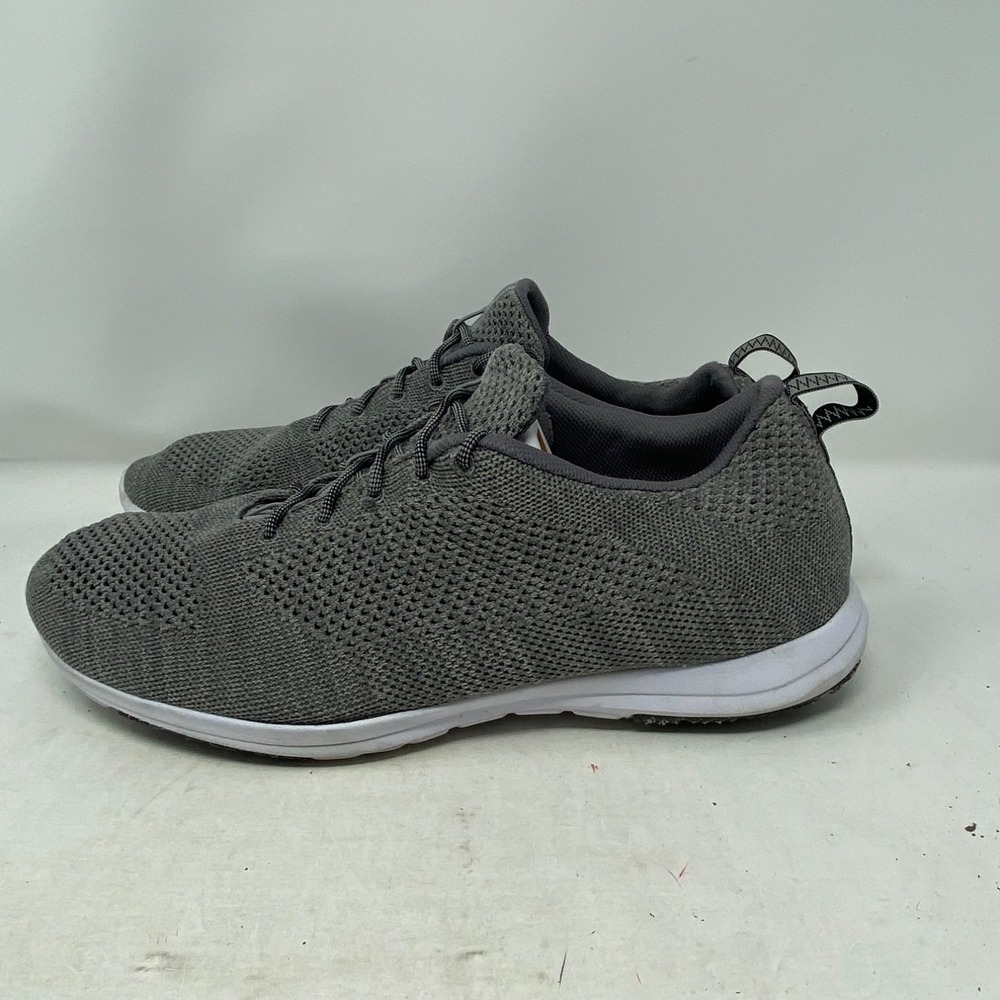 L.L. Bean Mens Slip-on Knit Walking Shoes 13 Wide Gray Athletic Sneaker 512390